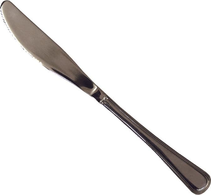 Coltello Da Tavola Acciaio 18/C Inoxia - conf. da 12 pz - marca Zanetti