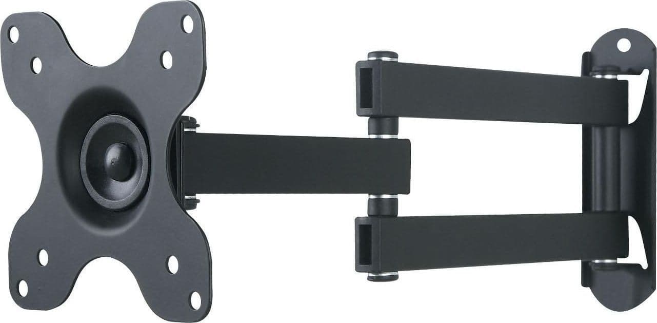 Supporto a Muro per TV LED LCD 13-30'' Full-Motion Nero - 4