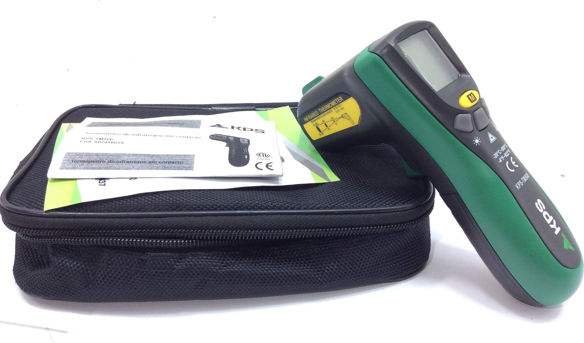 Termometro Industriale a Infrarossi Laser Digitale, KPS-TM500 - 2