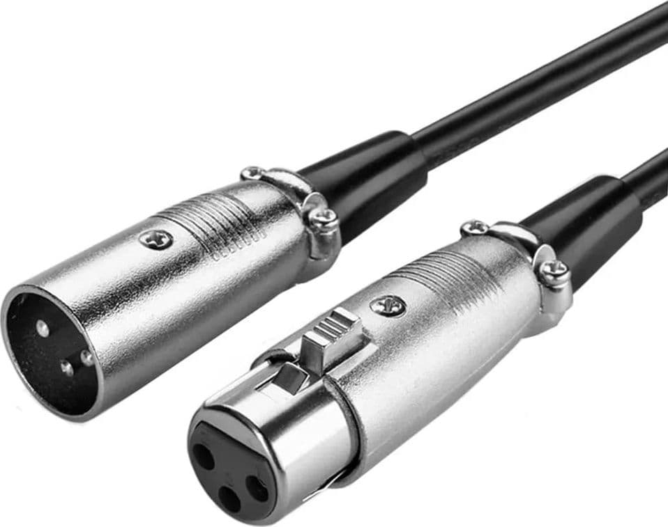 Cavo prolunga XLR Cannon 2 mt. col. Nero