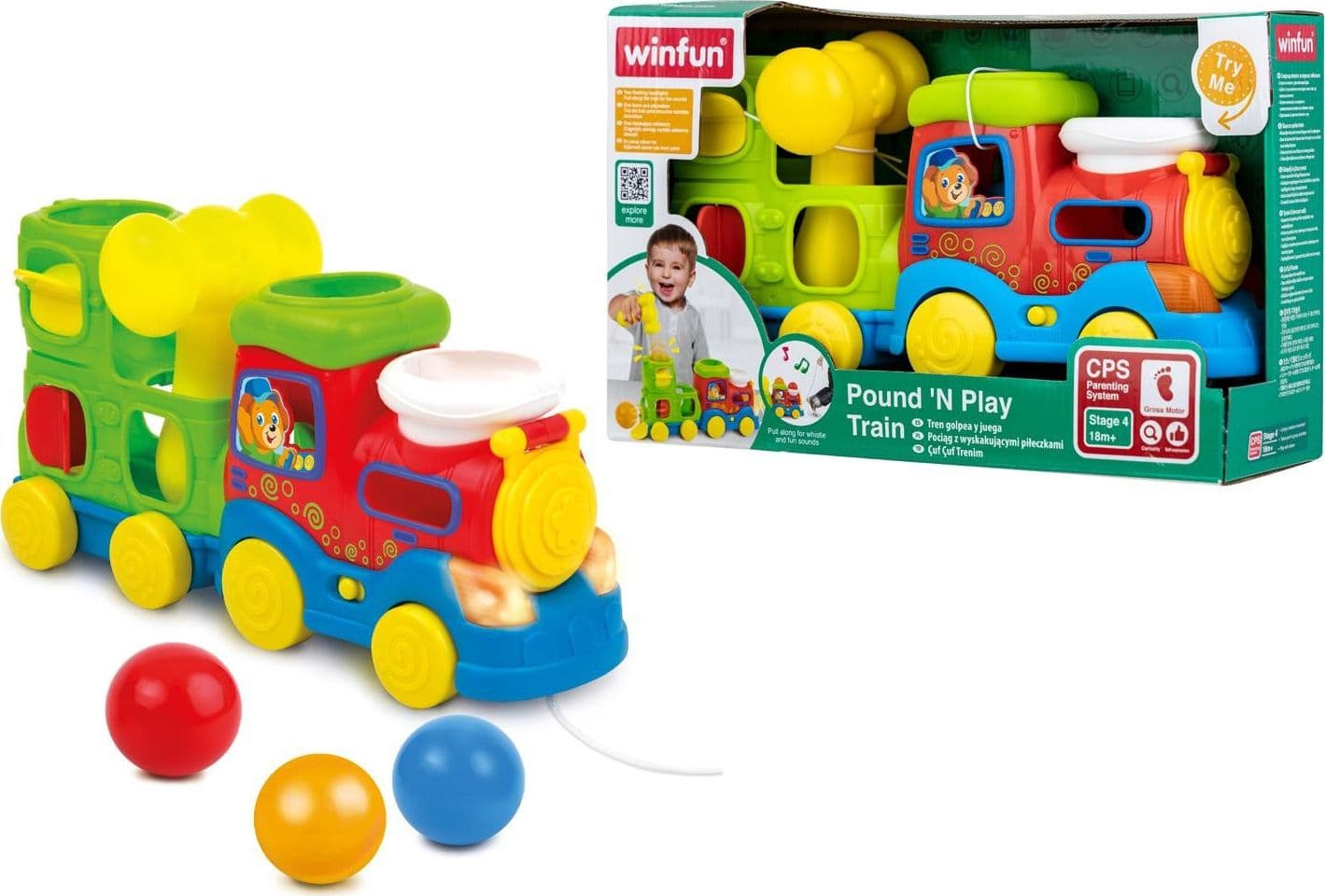 Trenino Musicale Battipalline Luci Suoni