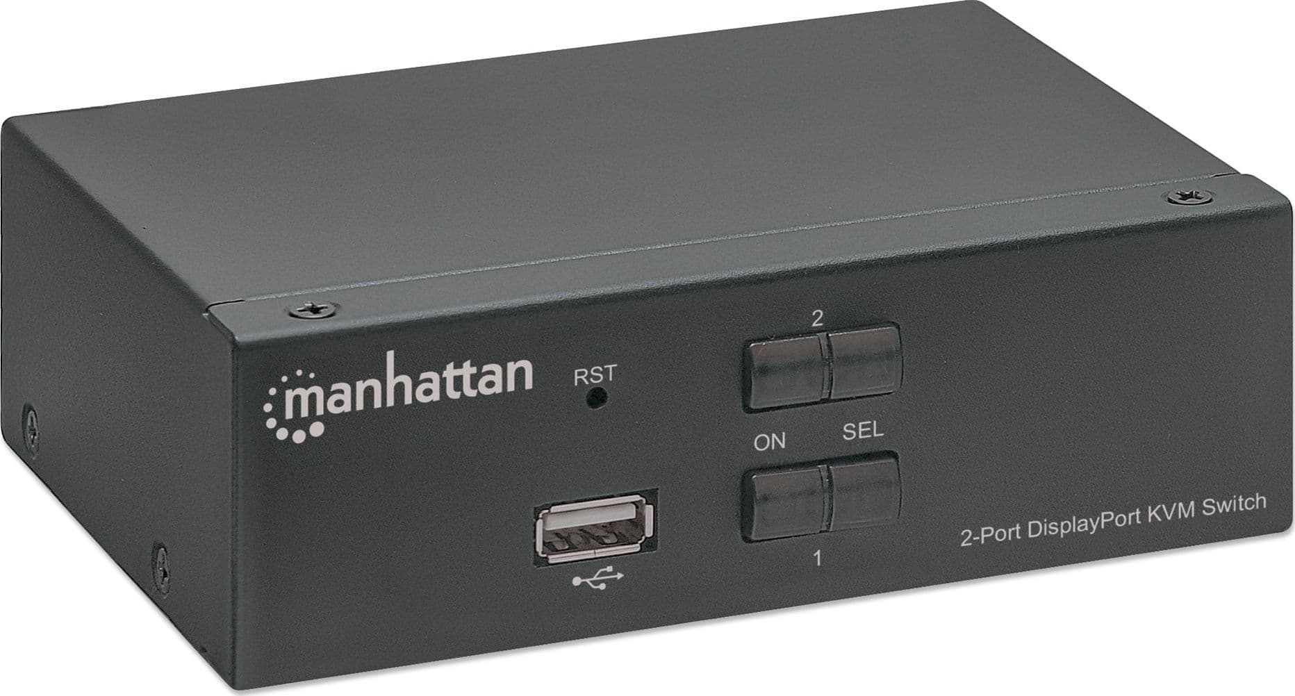 Switch KVM DisplayPort 1.2 a 2 porte 4K con Audio - 3