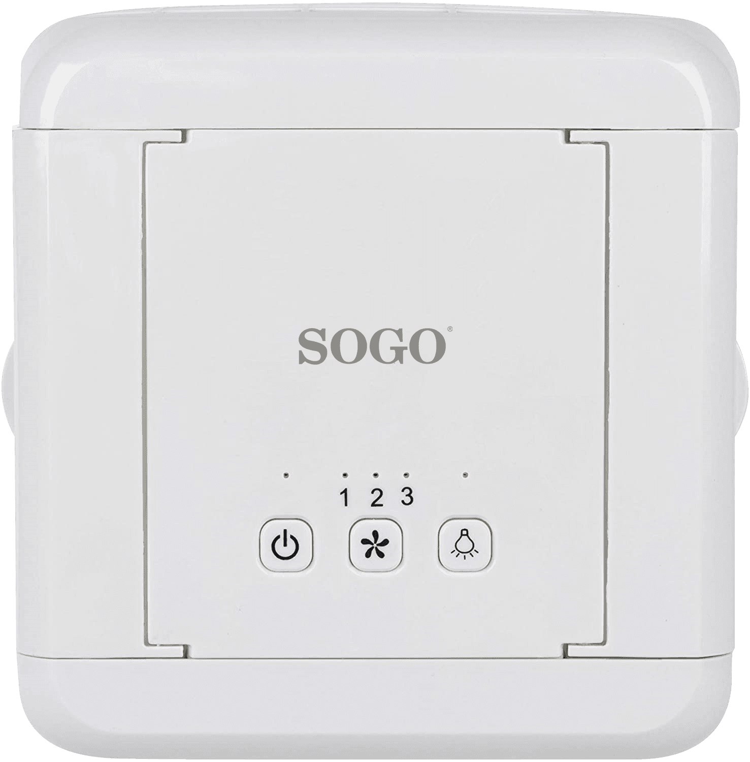 Mini Climatizzatore Portatile SOGO 2 in 1 USB con Raffrescamento ad Acqua, Luce LED e 3 Velocità - 4