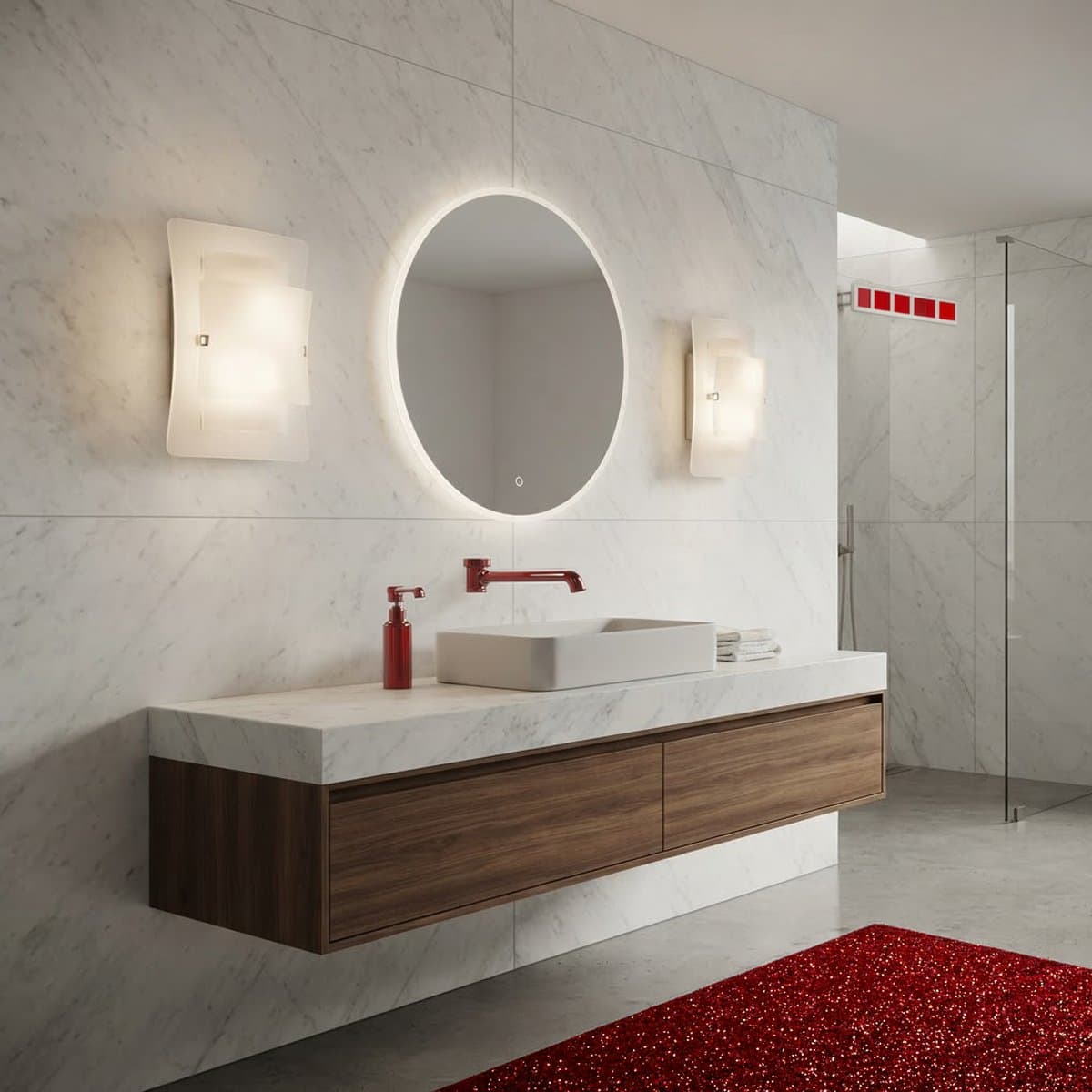 Applique vetro bianco Ideal Lux TRIPLO 026480 E27 LED - 2