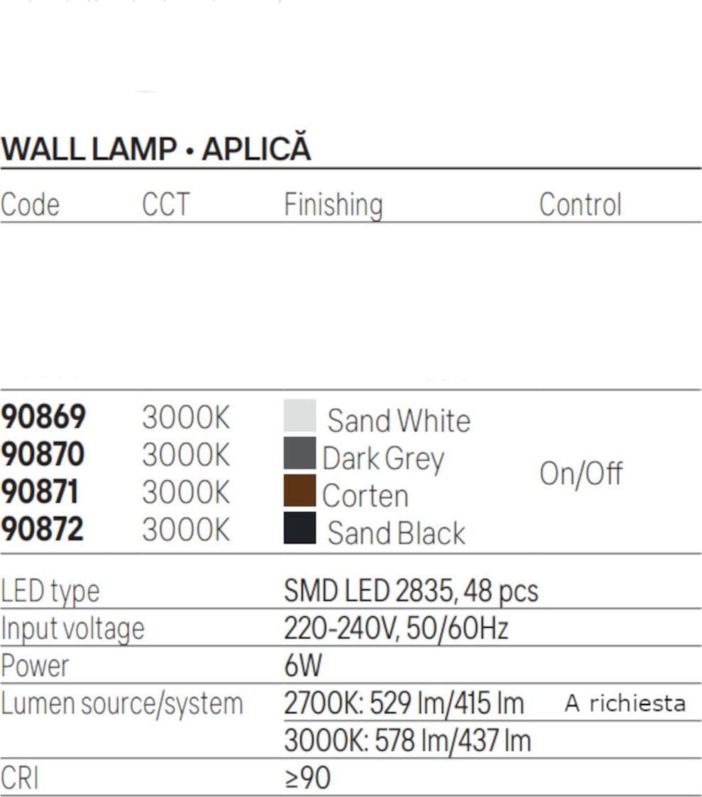 Applique led Redo Group REFLEXA small 1 IP54 alluminio - 8