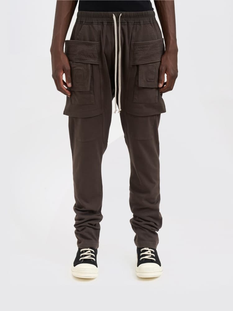 DRKSHDW BY RICK OWENS RICK OWENS Pantaloni cargo Temple Creatch – Marrone scuro Scuri