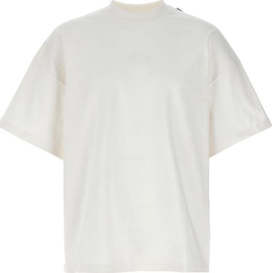 Jil Sander JIL SANDER T-shirt in cotone avorio - 4