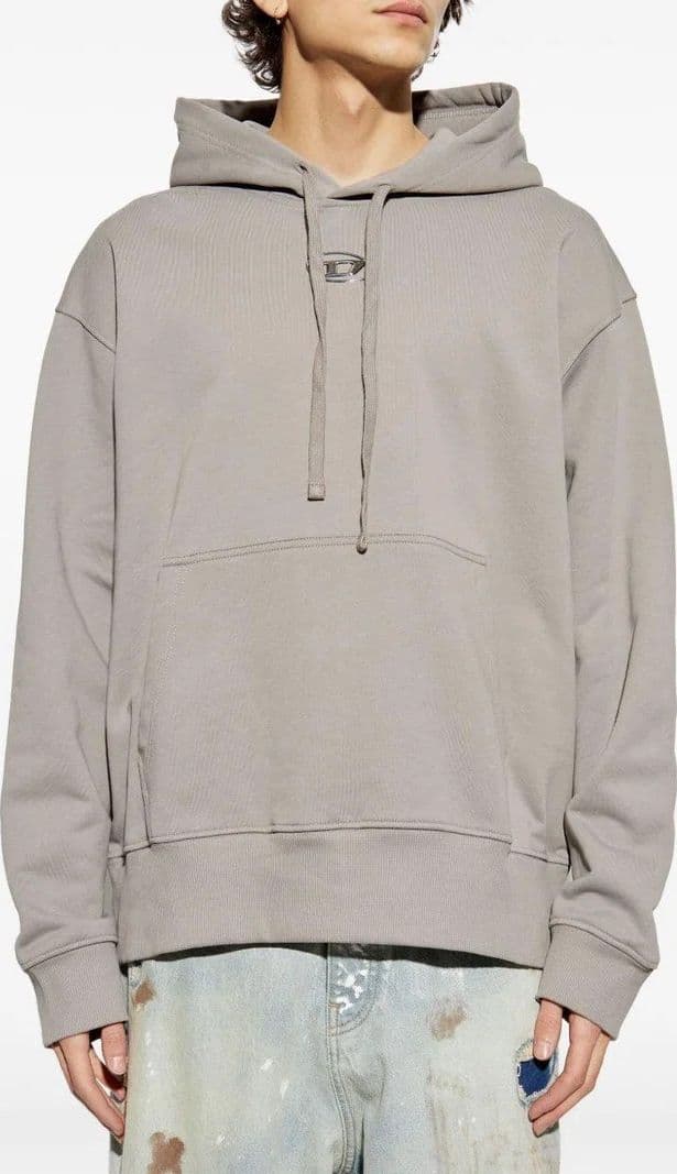 DIESEL  Felpa S-Macs-Od con cappuccio – Nero