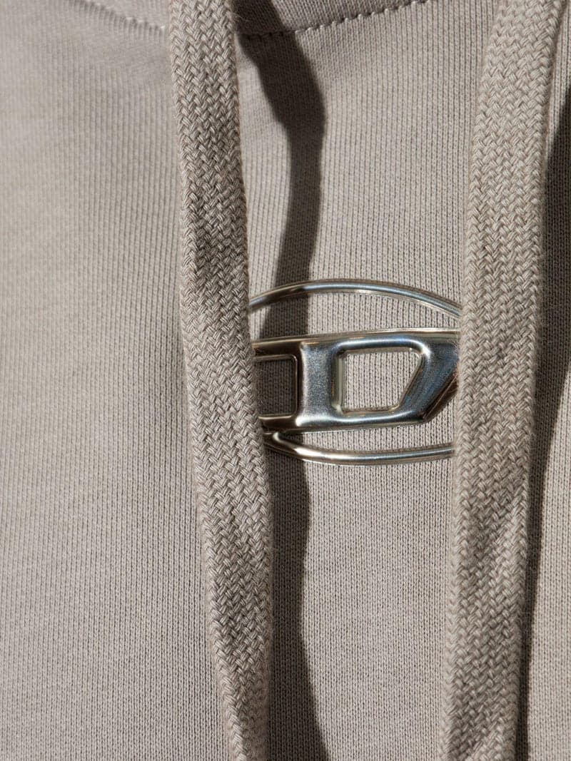 DIESEL  Felpa Nero con Cappuccio e Dettagli Logo - 2