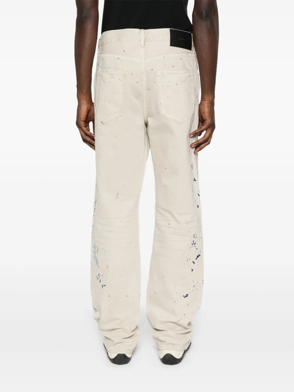 PURPLE BRAND  Pantaloni Jeans Kaki con Dettagli Artistici - 2