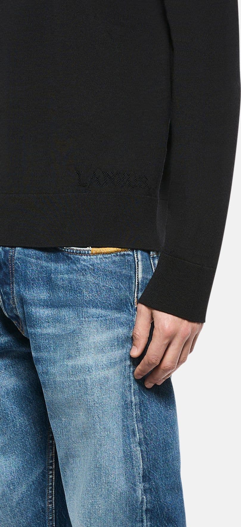 LANEUS  MAGLIA GIROCOLLO IN LANA E CASHMERE - 4