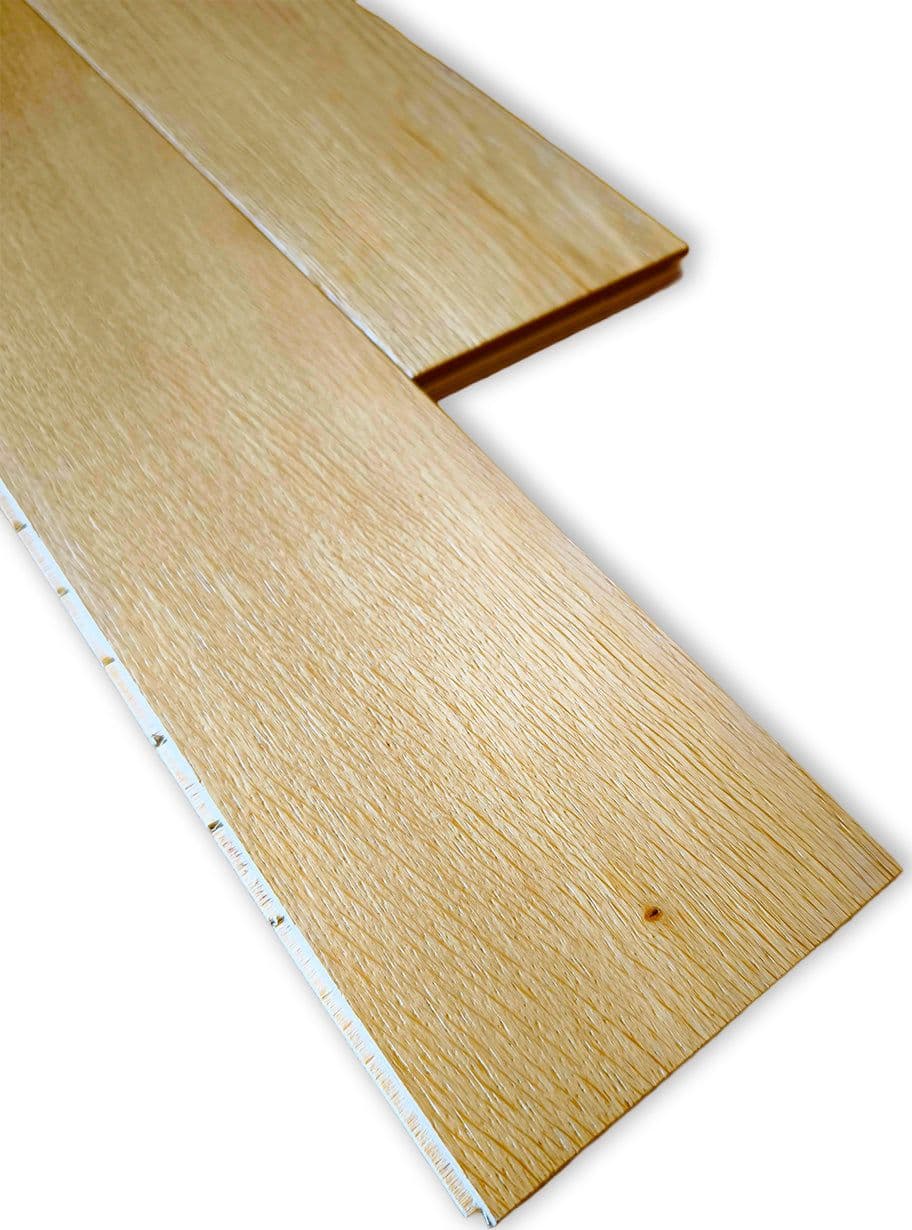 €24,99mq * STOCK GARBELOTTO * Lotto da 28mq di listone prefinito BISELLATO spazzolato verniciato ELEGANT ROVERE SELECT 14x120x1400 (3mm nobile) - 4