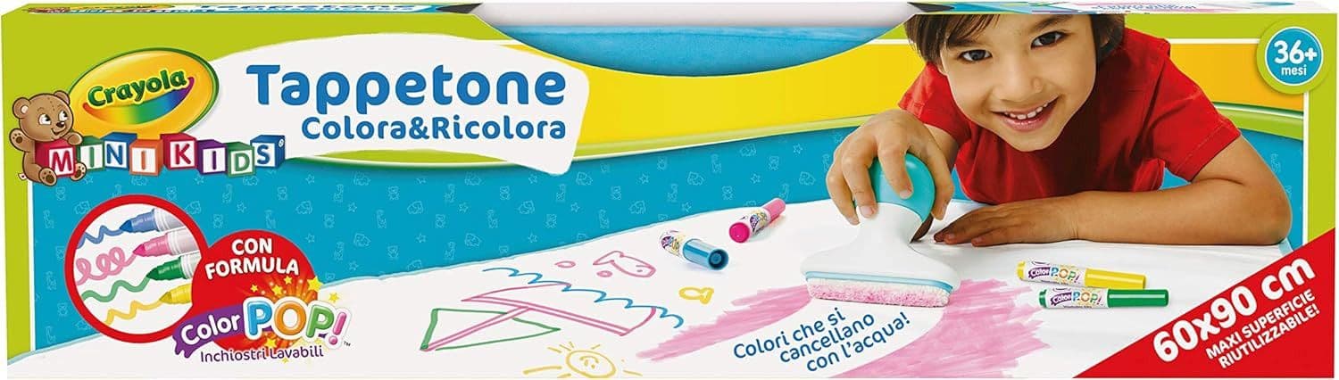 Crayola - Colora e Ricolora Tappetone Maxi - 2