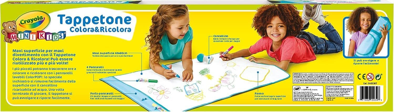 Crayola - Colora e Ricolora Tappetone Maxi - 7