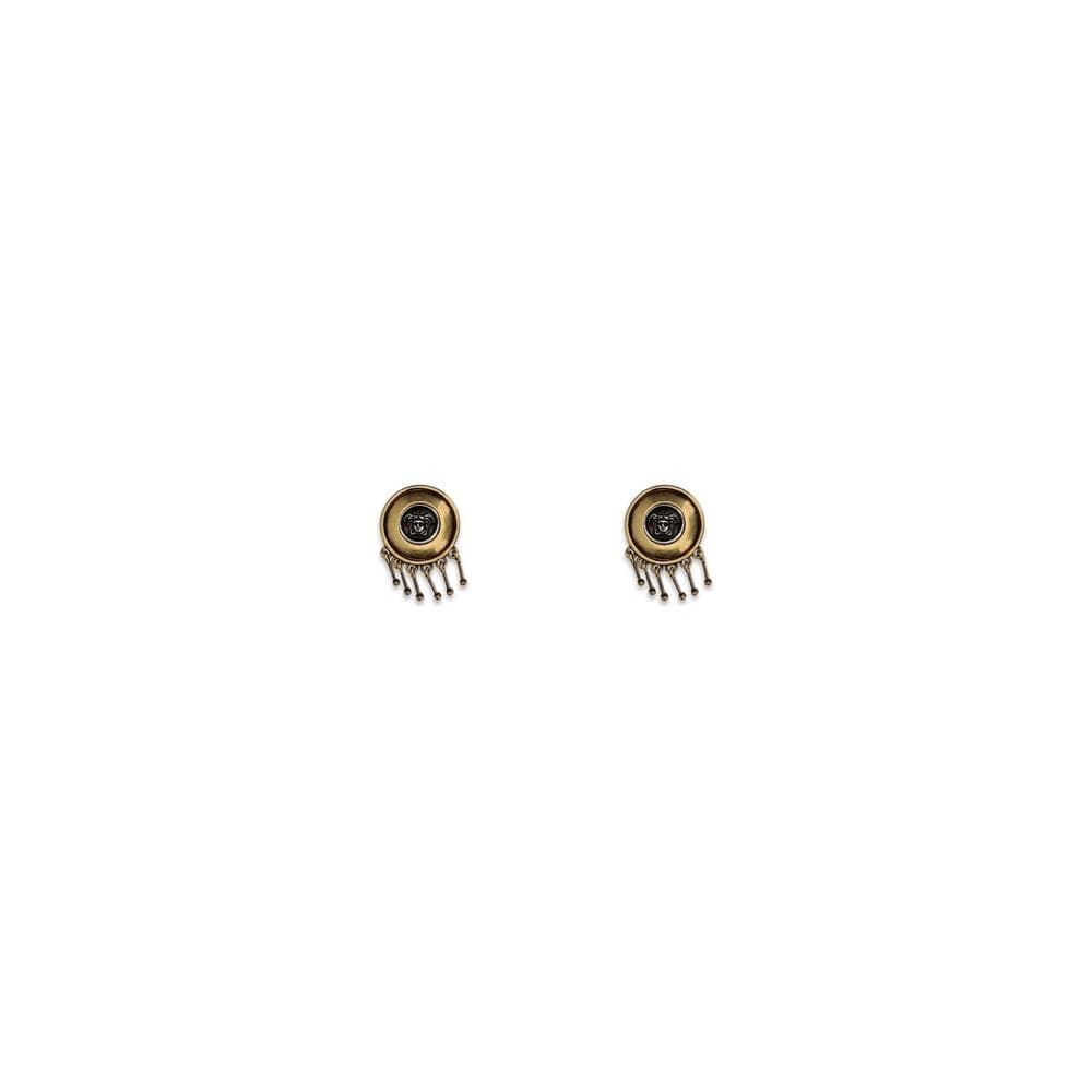 Versace Gold Brass Earrings