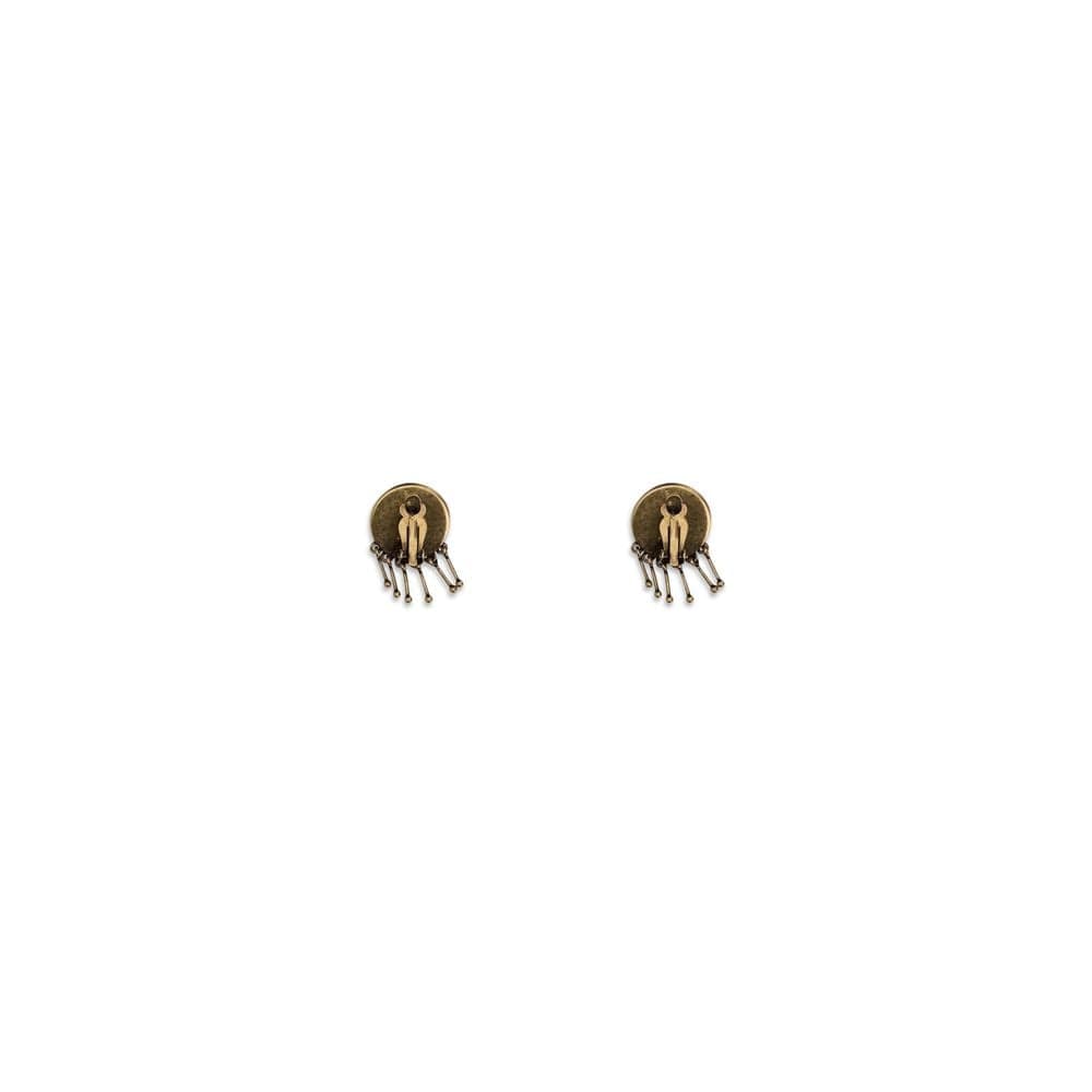 Versace Gold Brass Earrings - 2