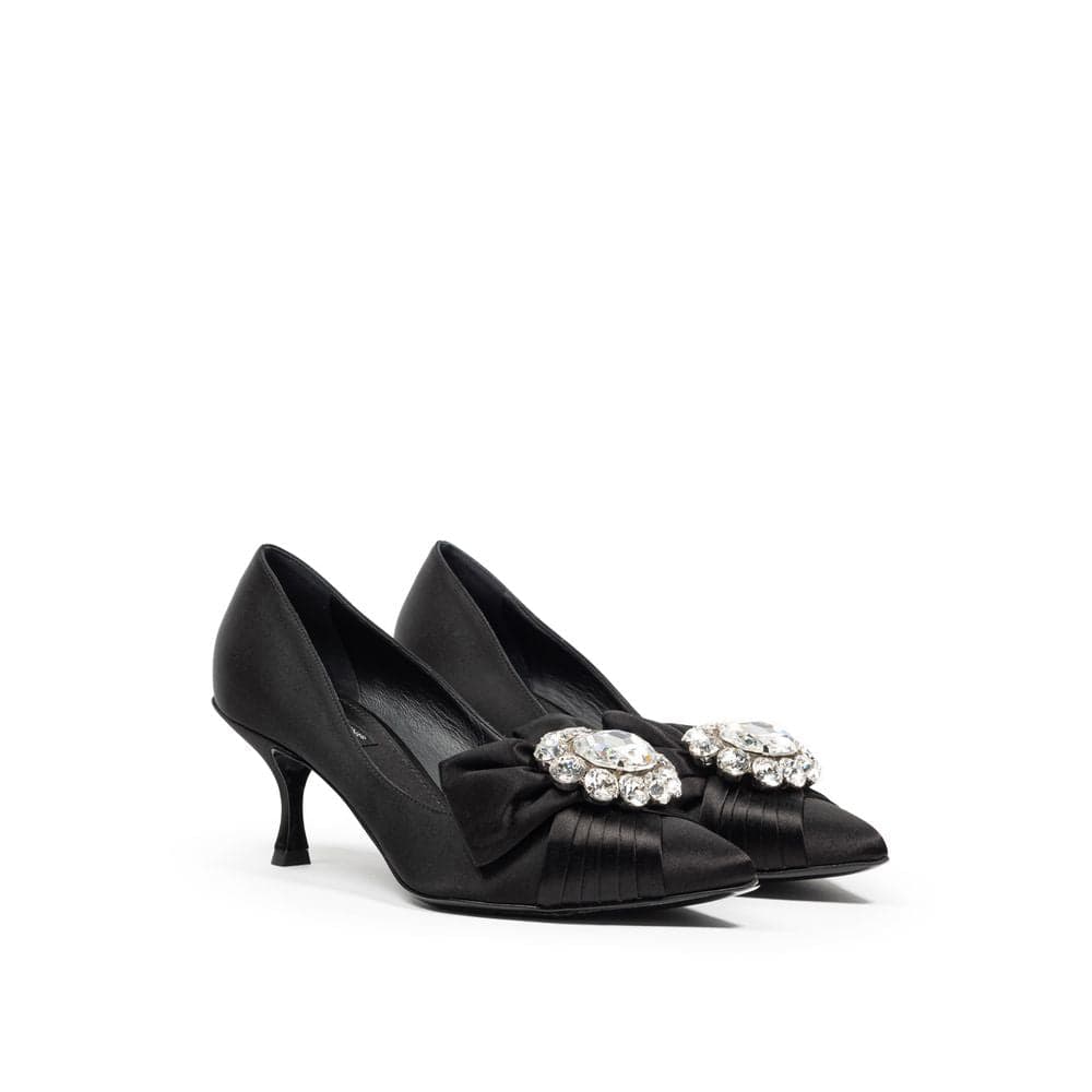 Dolce & Gabbana Black Viscose Pumps - 2