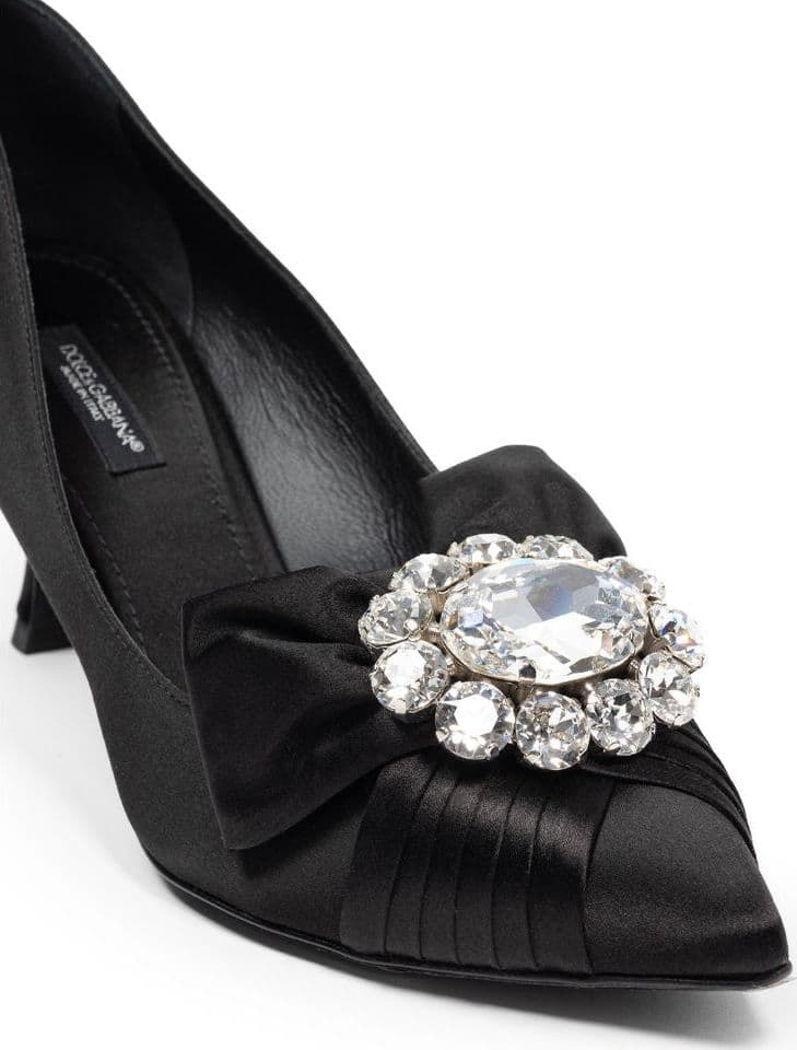 Dolce & Gabbana Black Viscose Pumps - 4