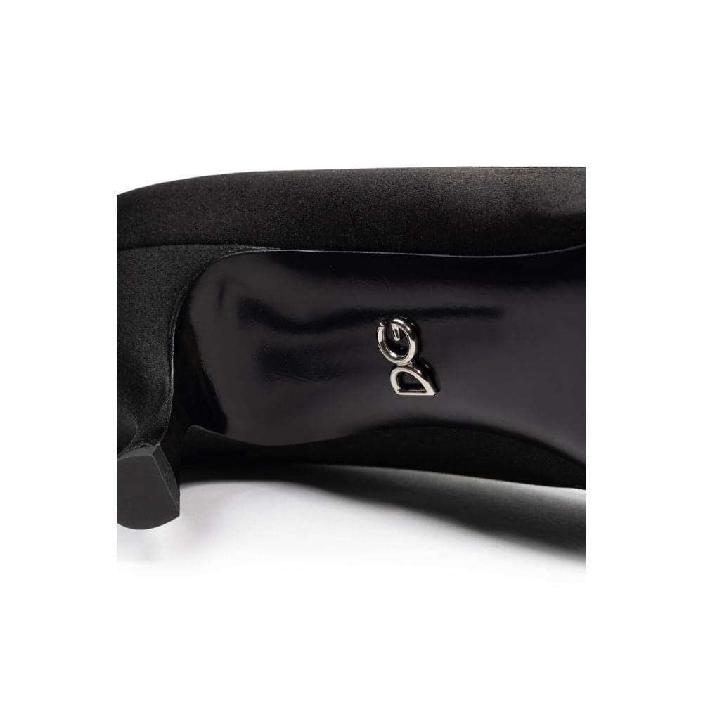 Dolce & Gabbana Black Viscose Pumps - 6