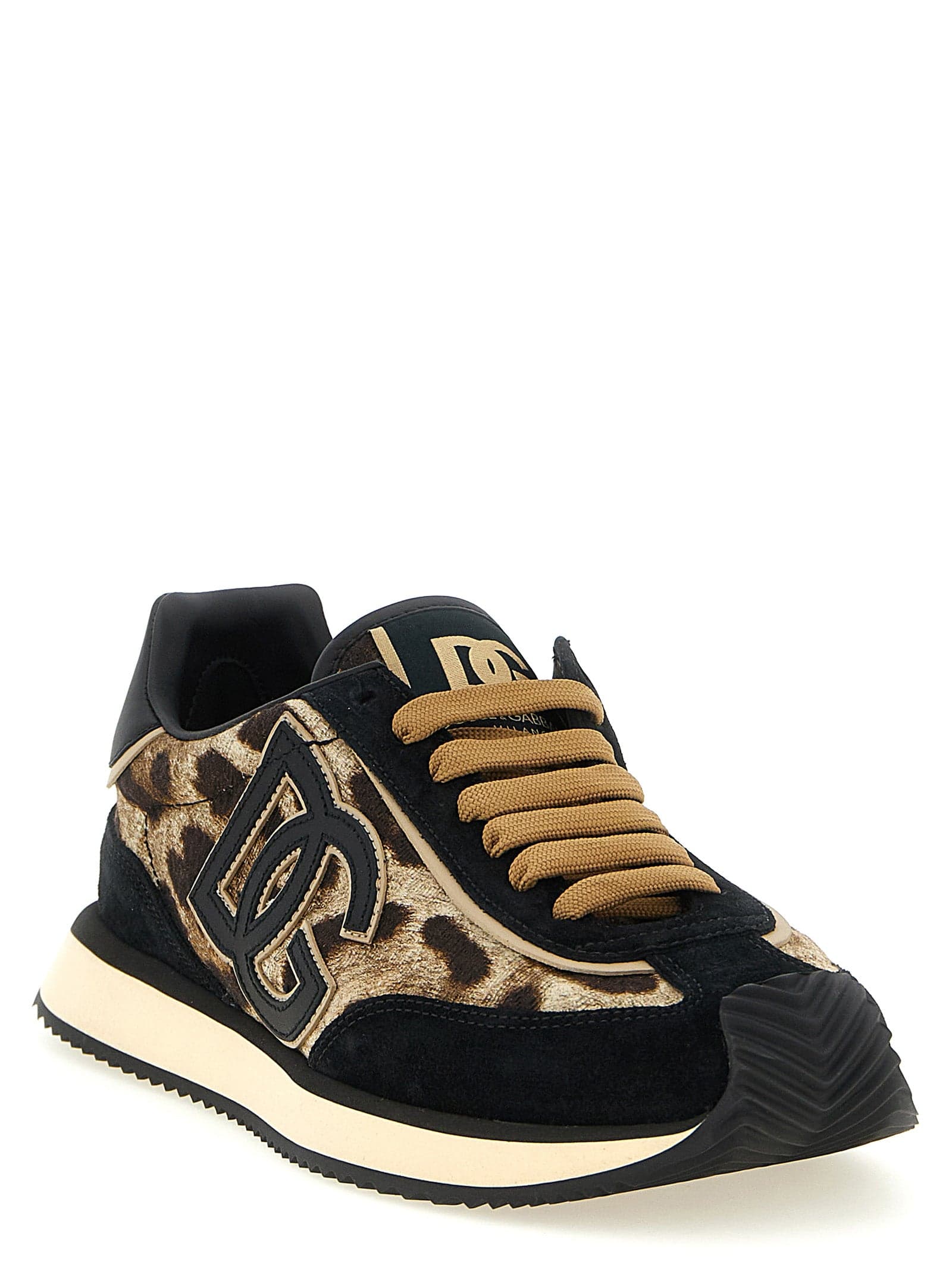 Dolce & Gabbana Multicolor Cotton Low Top Sneakers - 2