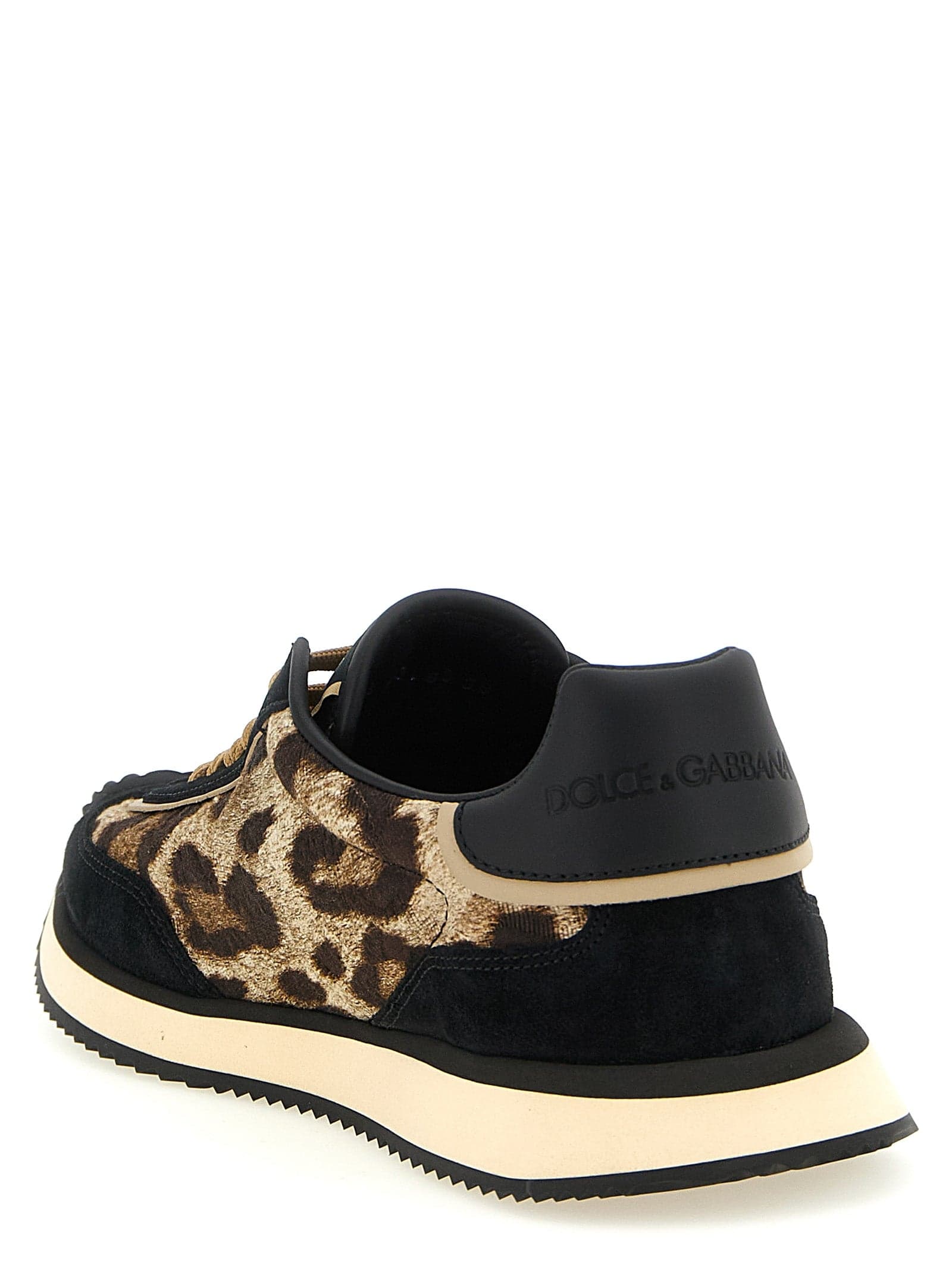 Dolce & Gabbana Multicolor Cotton Low Top Sneakers - 3