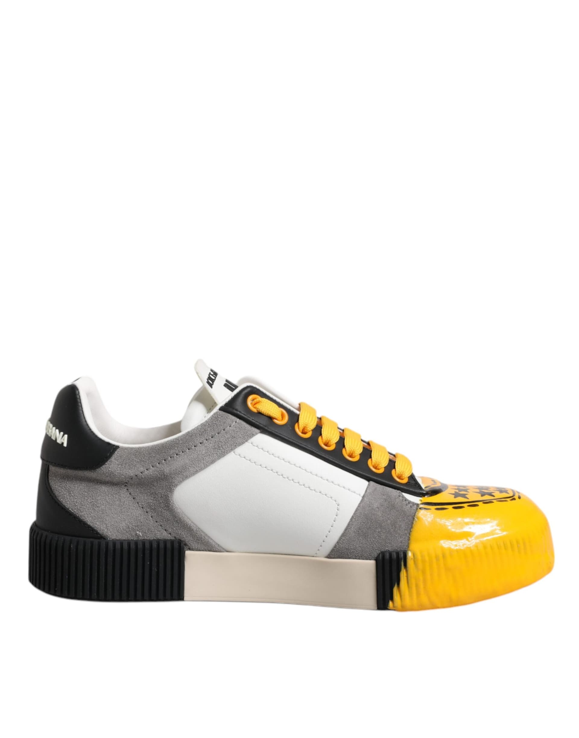 Dolce & Gabbana Multicolor Leather DNA Low Top Sneakers Shoes - 6