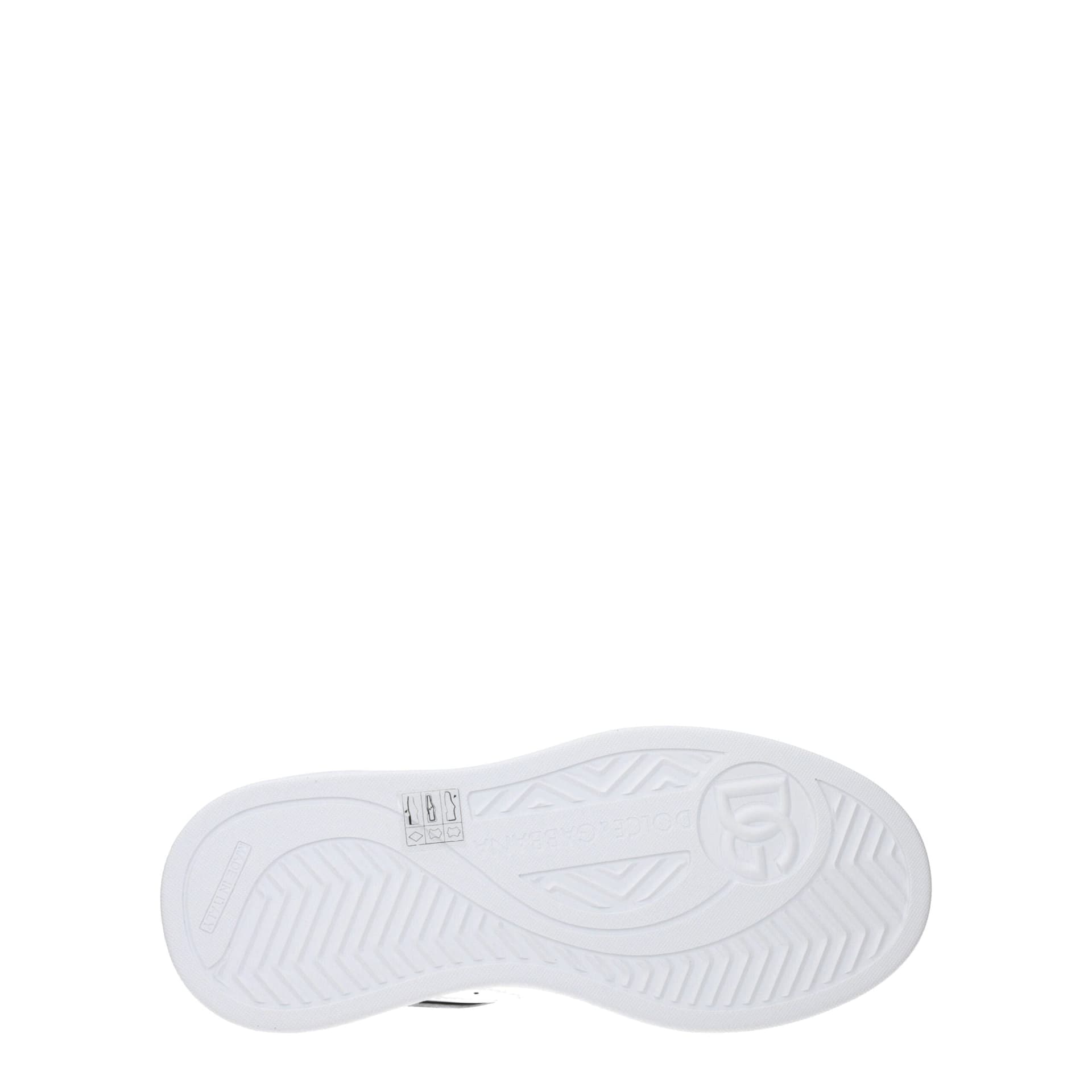 Dolce & Gabbana White Leather Low Top Sneakers - 5