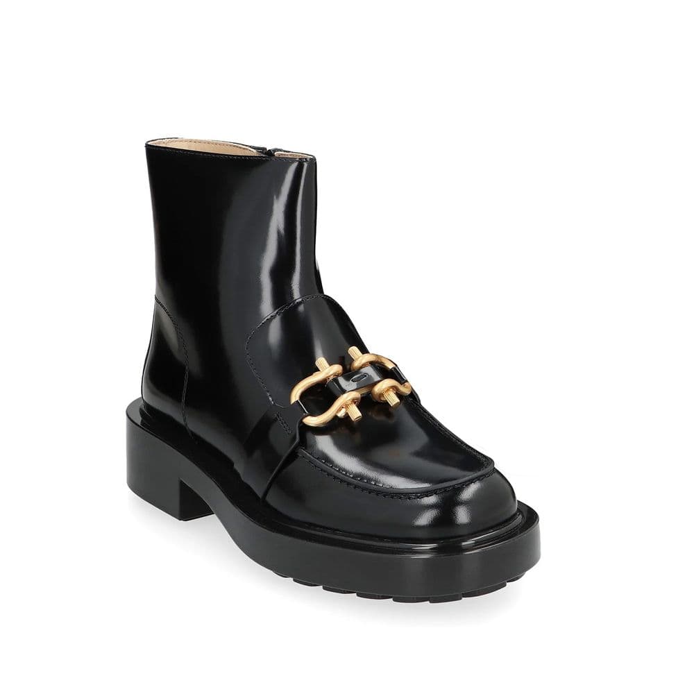 Bottega Veneta Black Calfskin Ankle Boots - 2