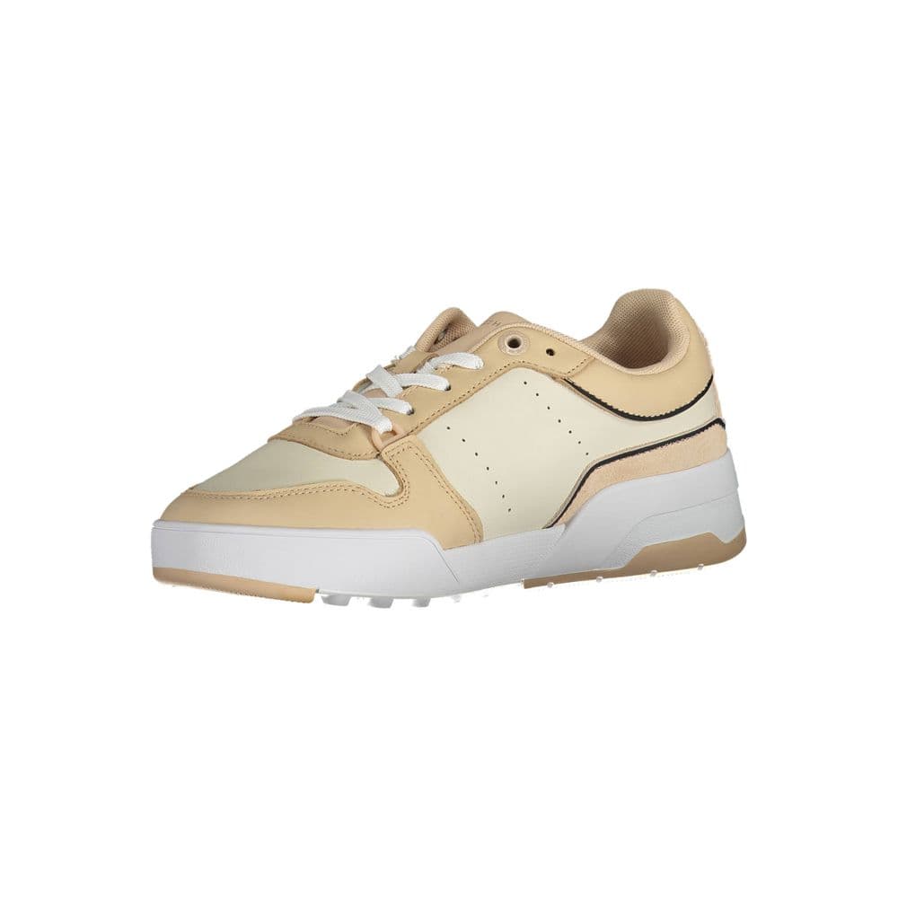 Tommy Hilfiger Beige Polyester Women Sneaker - 3
