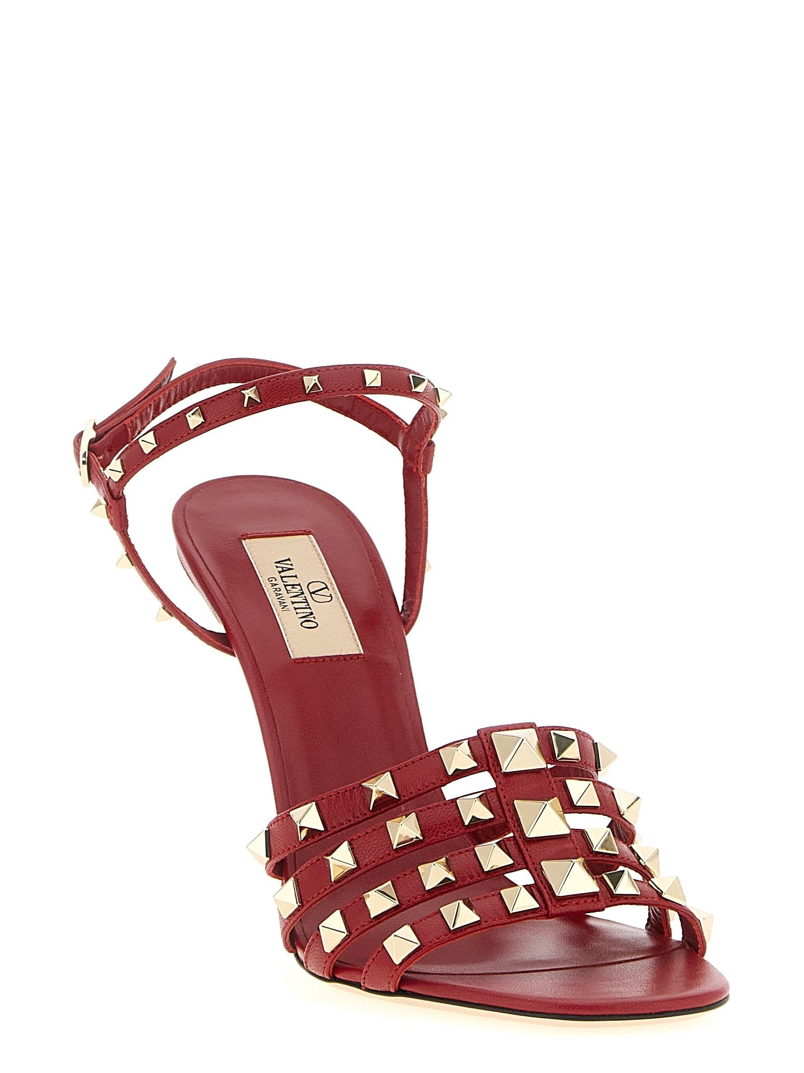 Valentino Garavani Multicolor Calfskin Stiletto Heel Sandals - 2