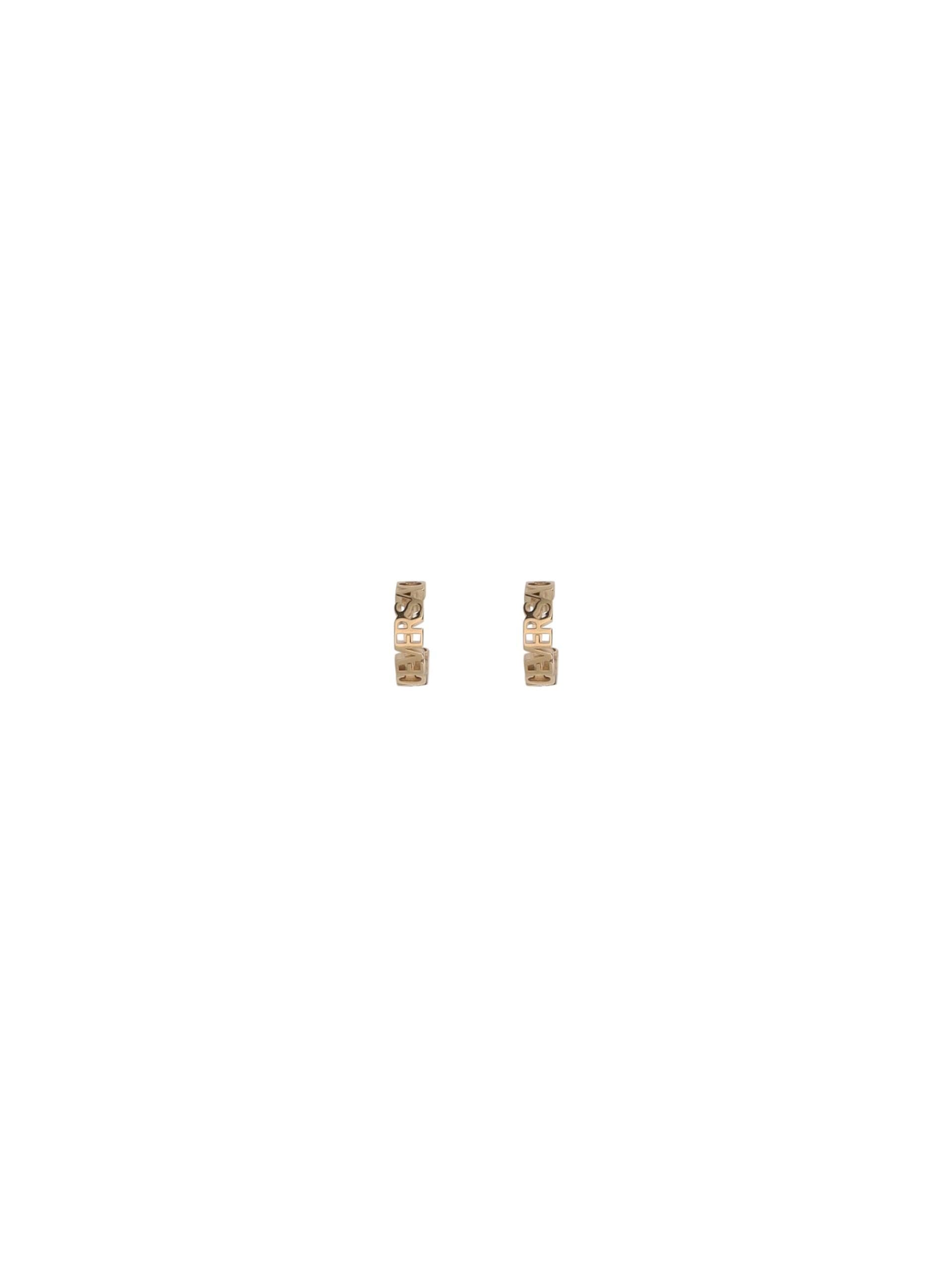 Versace Gold Brass Earrings - 2