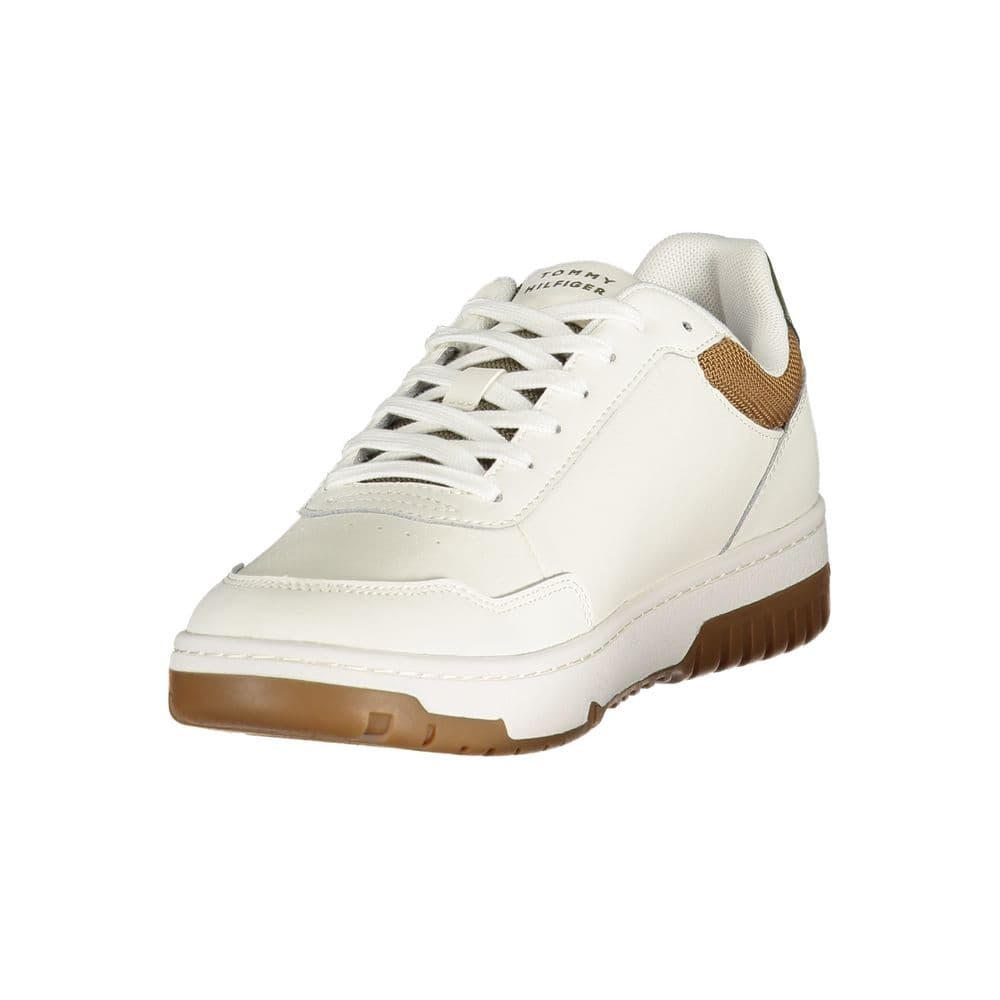 Tommy Hilfiger Bianco Poliuretano Men Sneaker - 3