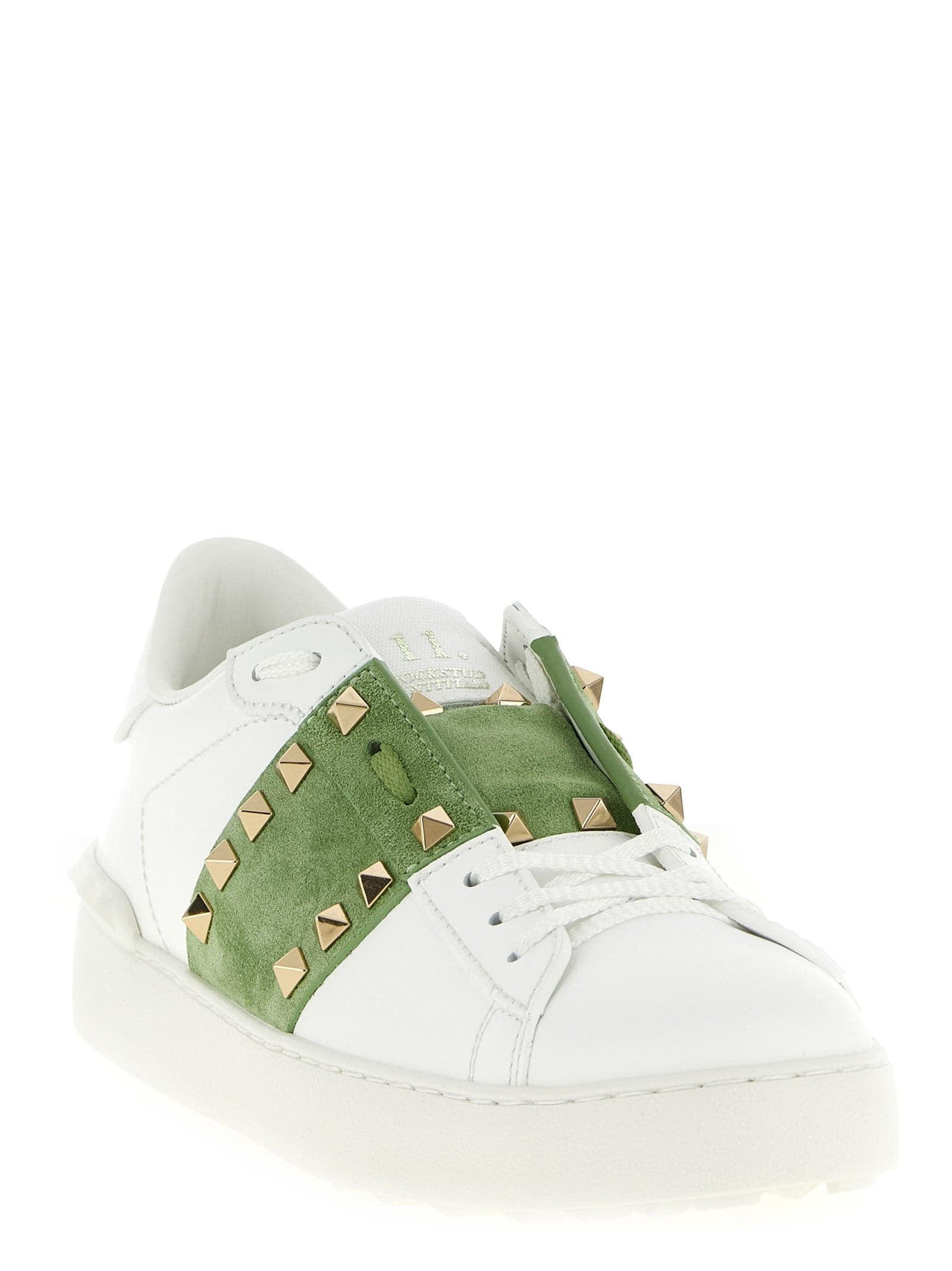 Valentino Garavani Bicolor Calfskin Low Top Sneakers - 2