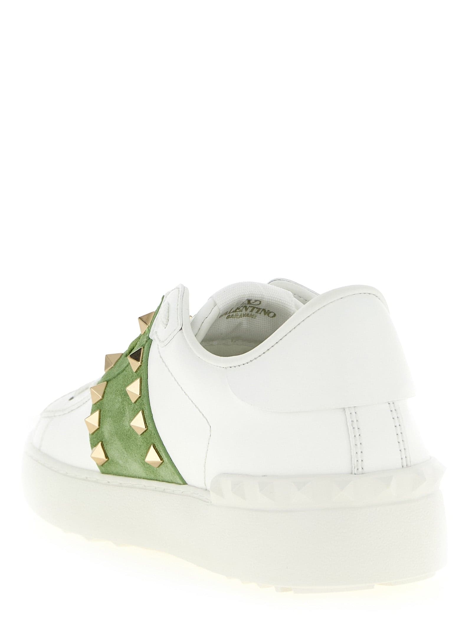 Valentino Garavani Bicolor Calfskin Low Top Sneakers - 3