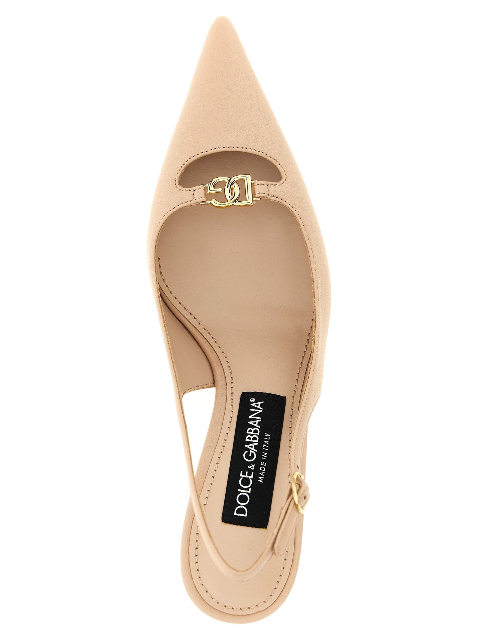 Dolce & Gabbana Multicolor Lamb Leather Mid Heel Pumps - 4
