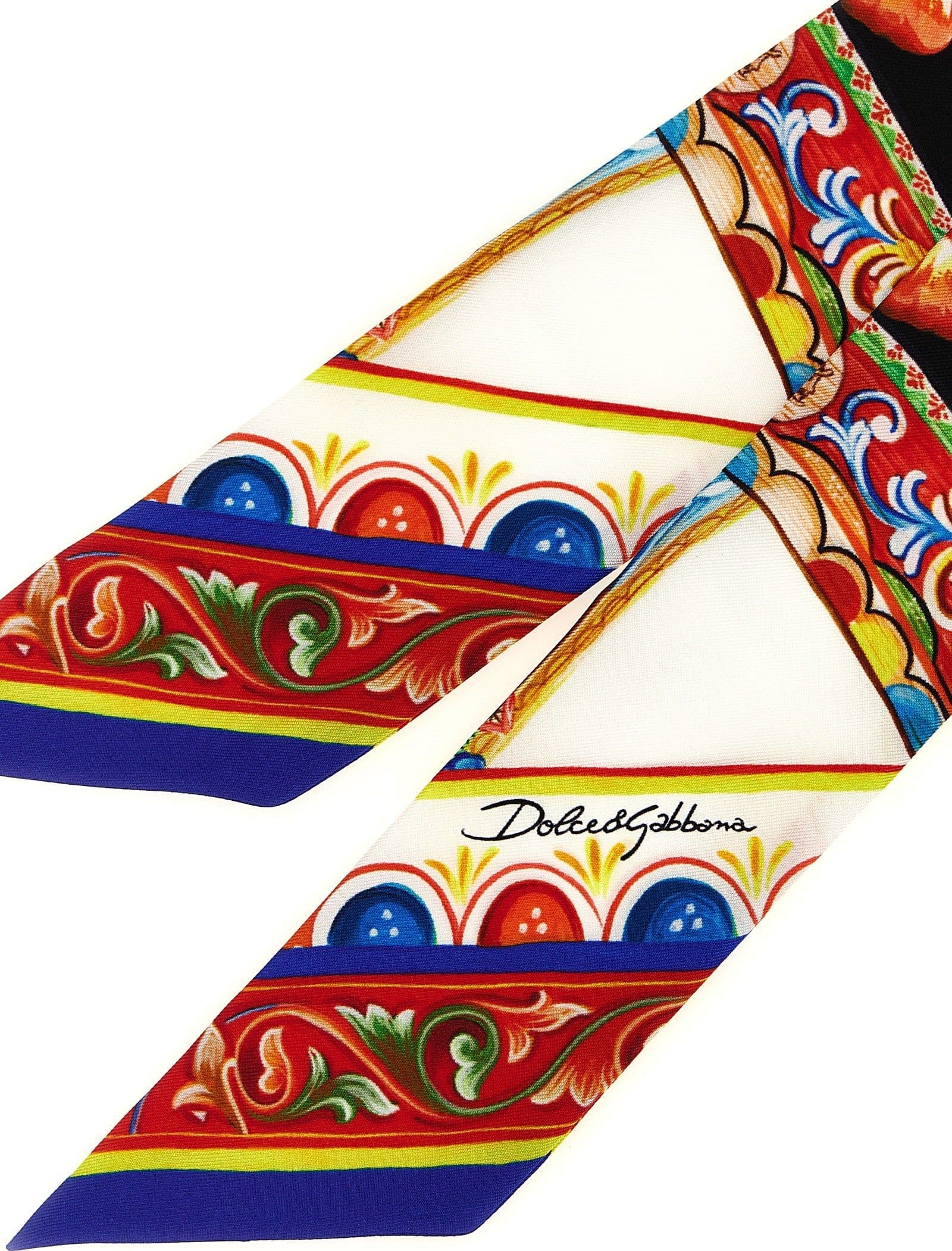 Dolce & Gabbana Multicolor Silk Foulard - 3
