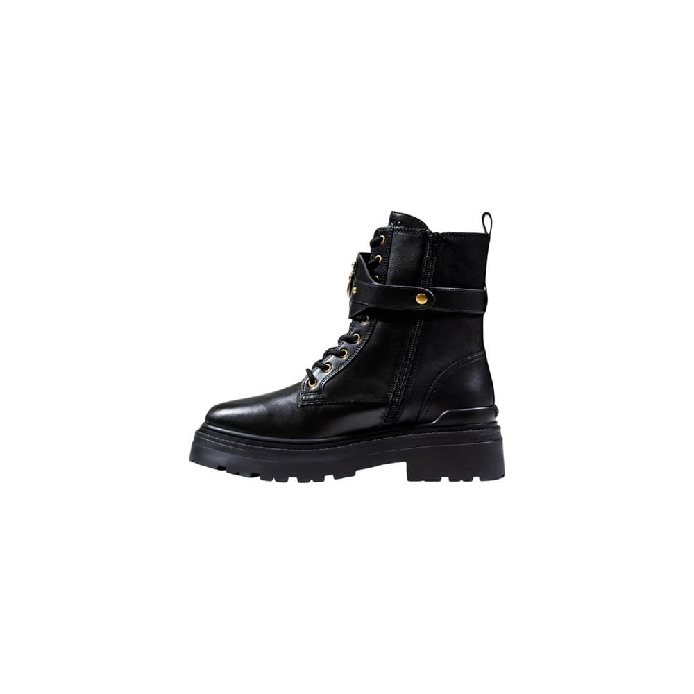 PINKO Black Leather Ankle Boots - 3