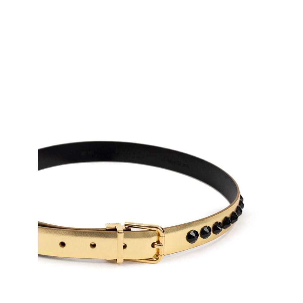 Dolce & Gabbana Gold Leather Regular Belt - 2