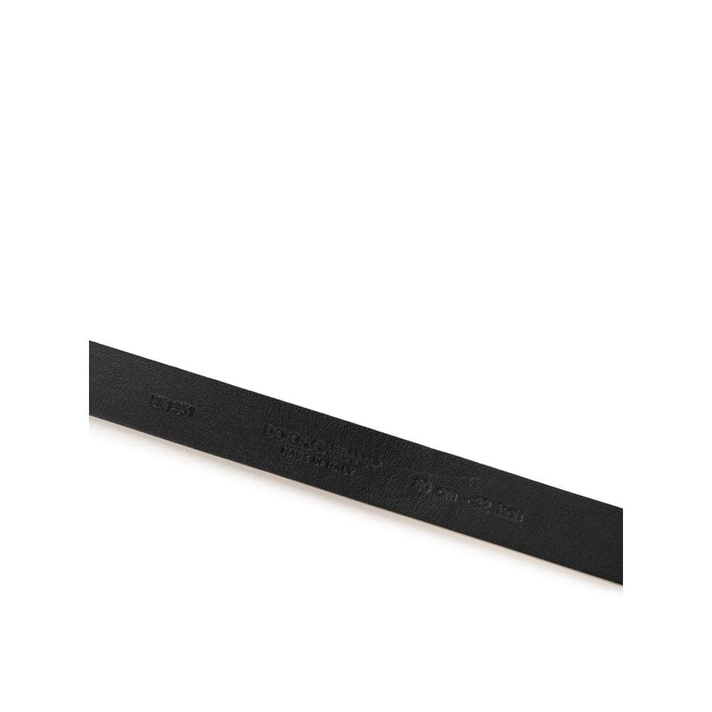 Dolce & Gabbana Gold Leather Regular Belt - 3