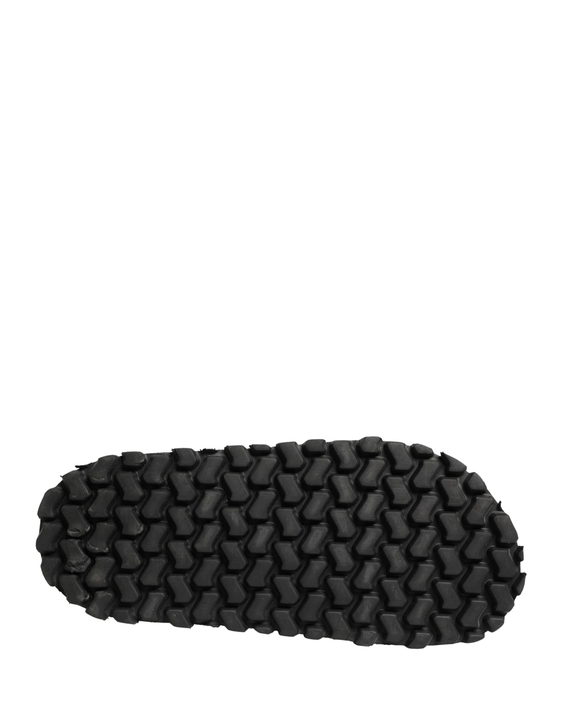 Dolce & Gabbana Black Ruching Detail Flats Men Sandals Shoes - 3