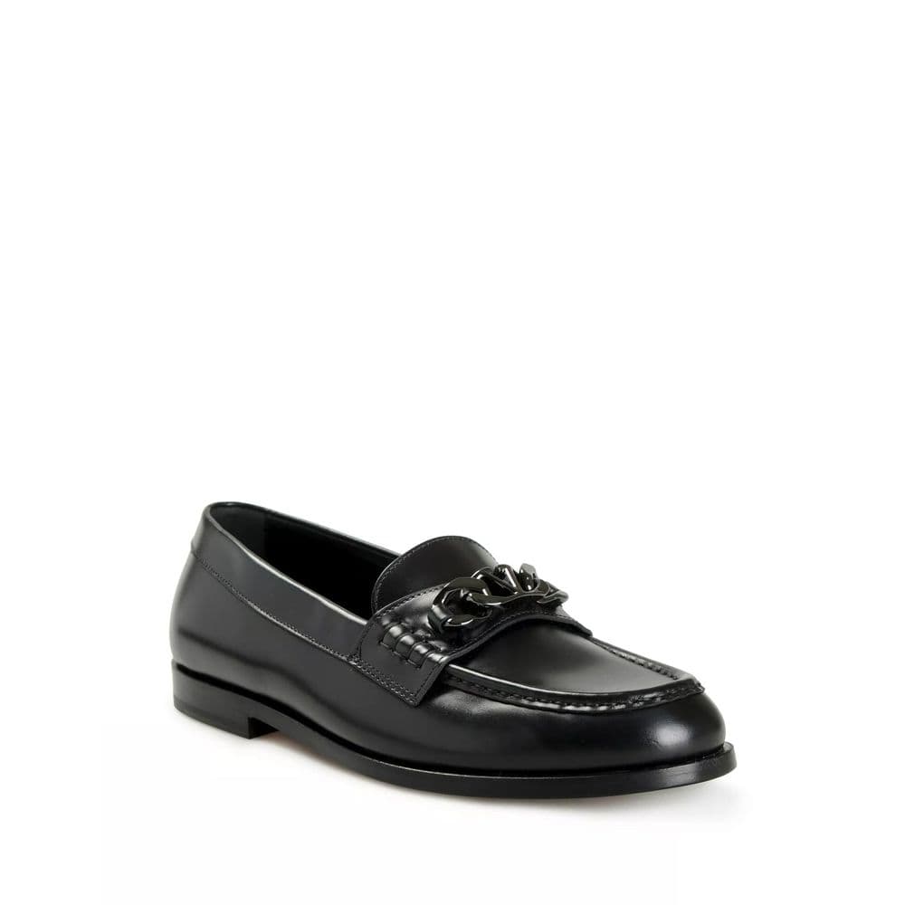 Valentino Garavani Black Leather Slip-On Loafers - 2