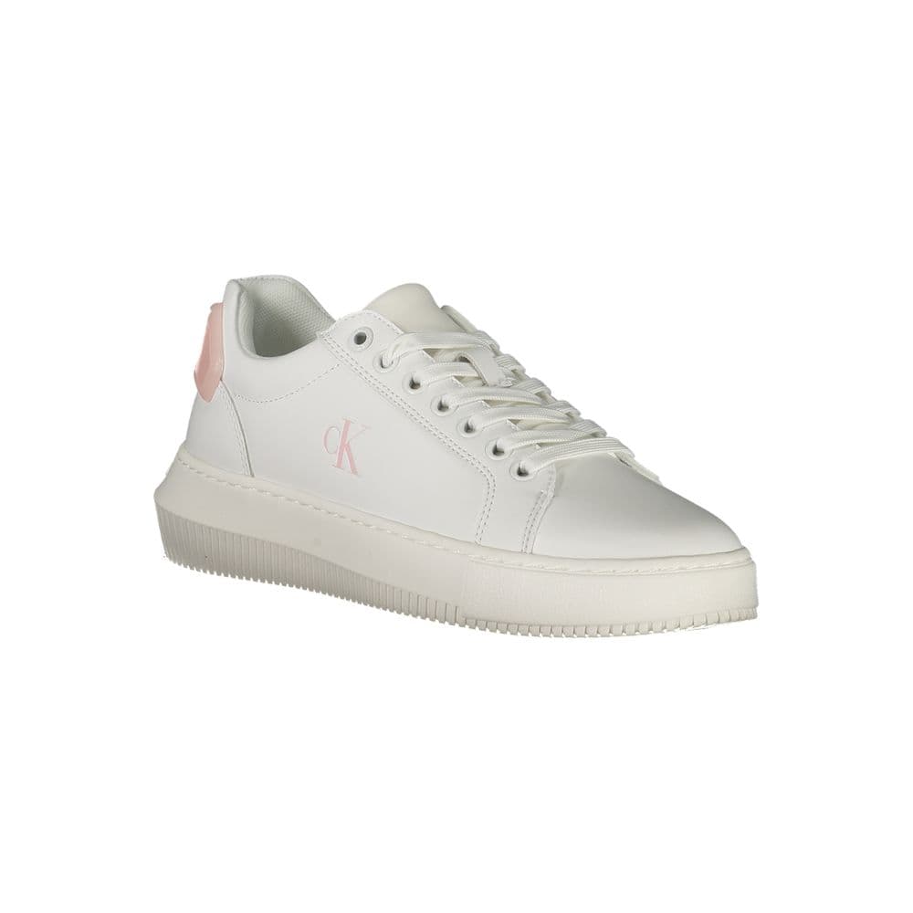 Calvin Klein White Polyurethane Women Sneaker - 2
