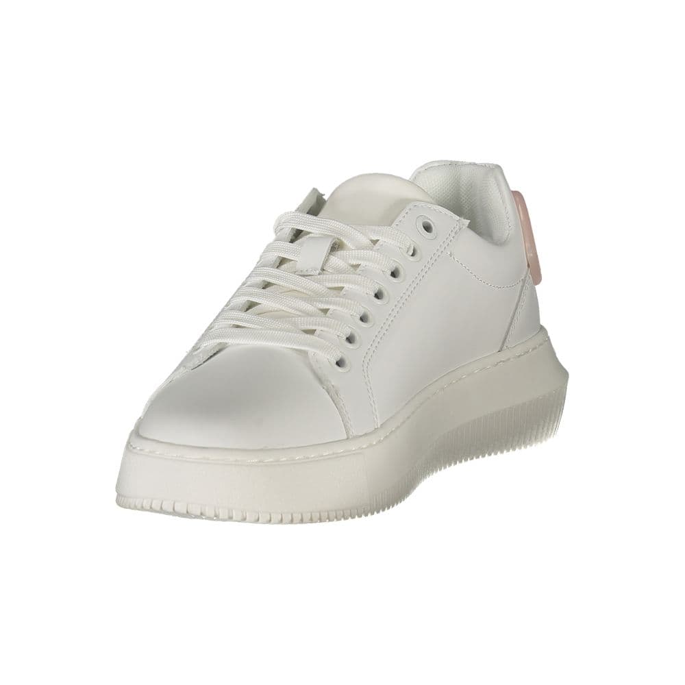 Calvin Klein White Polyurethane Women Sneaker - 3