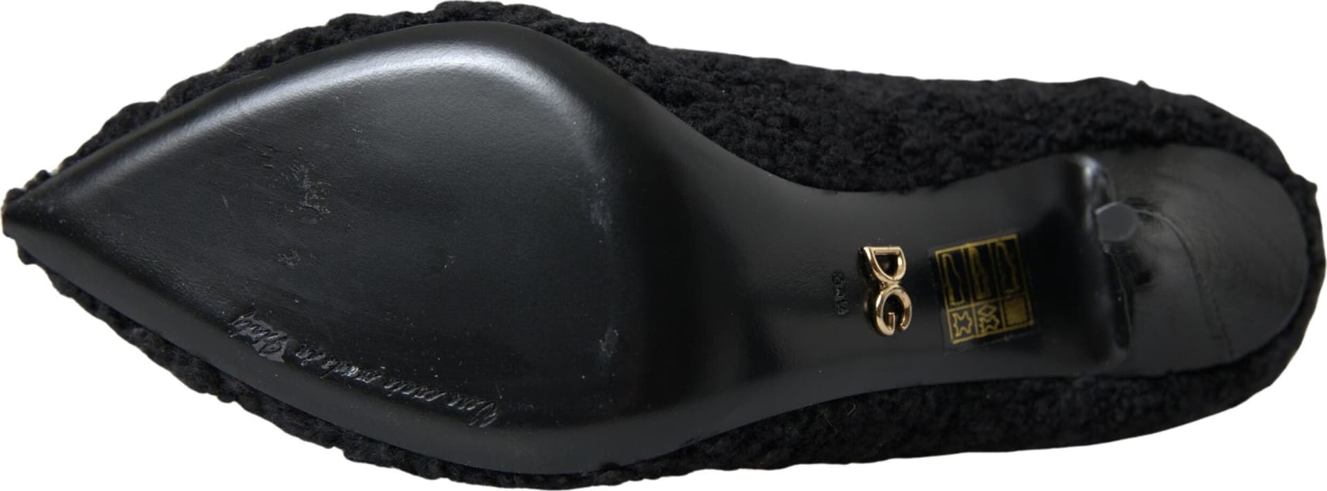 Dolce & Gabbana Black Stiletto Heels Mid Calf Boots - 3