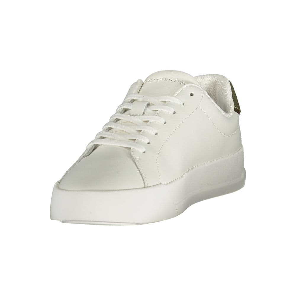 Tommy Hilfiger White Polyurethane Men Sneaker - 3