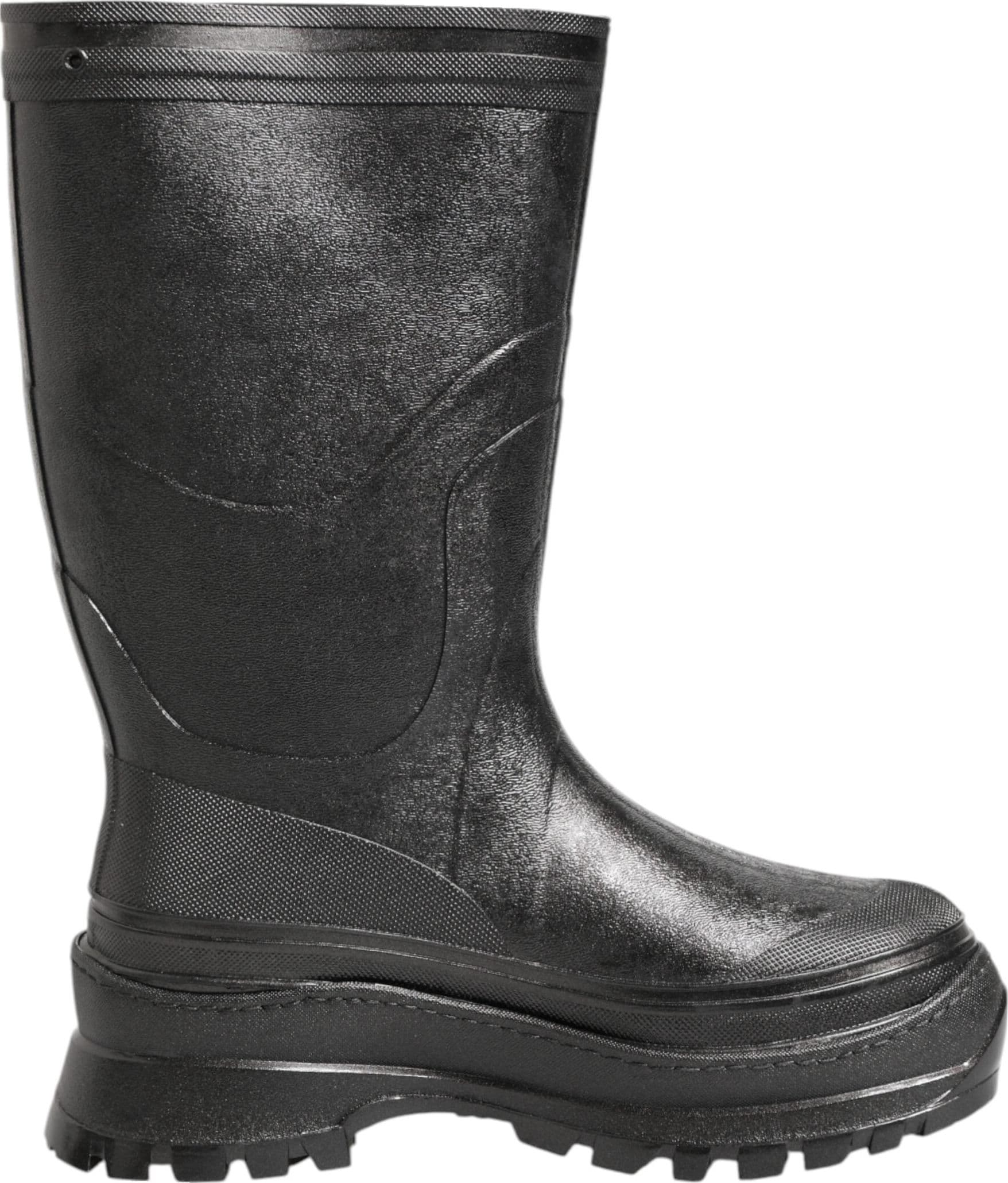 Dolce & Gabbana Metallic Black Pull On Rain Boots Men Shoes - 6