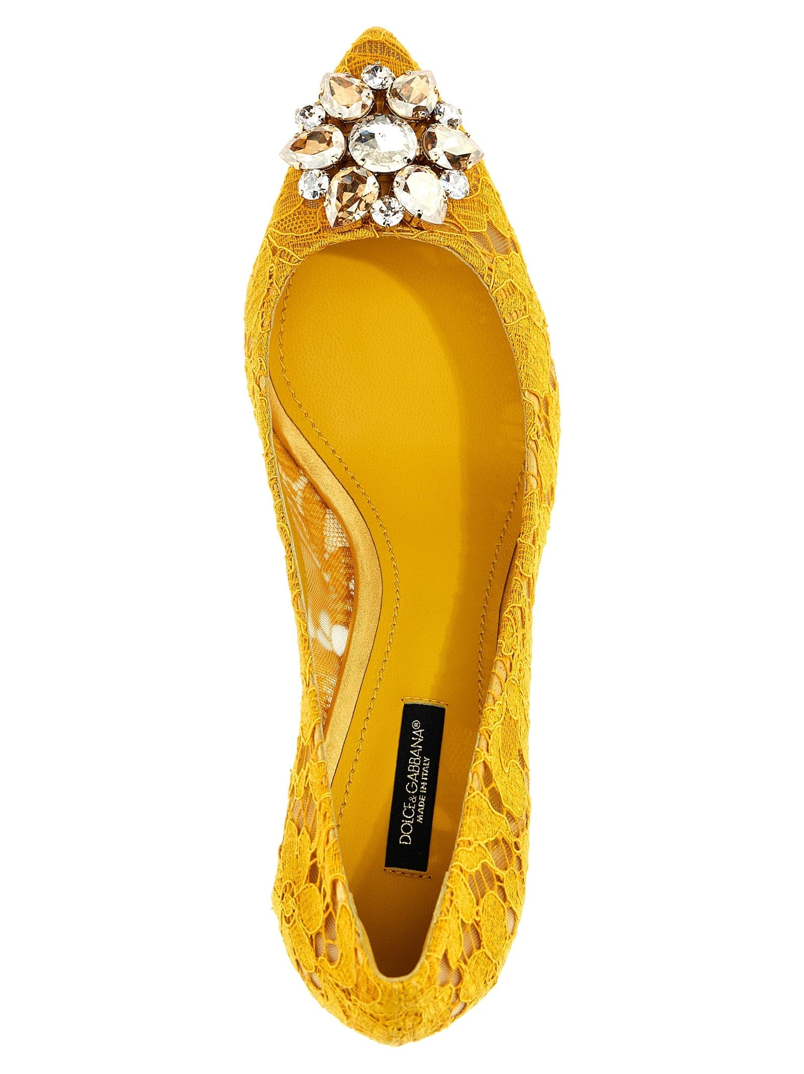 Dolce & Gabbana Bicolor Viscose Mid Heel Pumps - 4