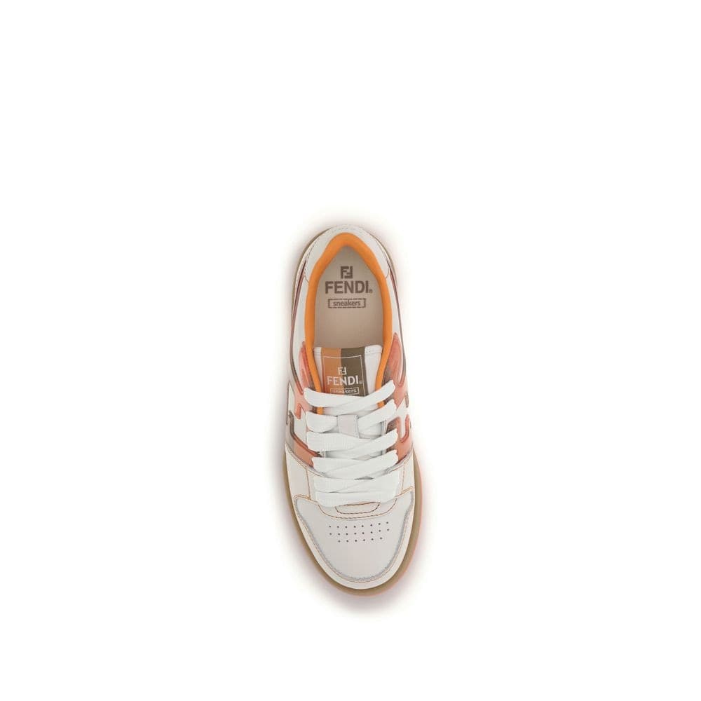 Fendi Multicolor Leather Athletic Sneakers - 4