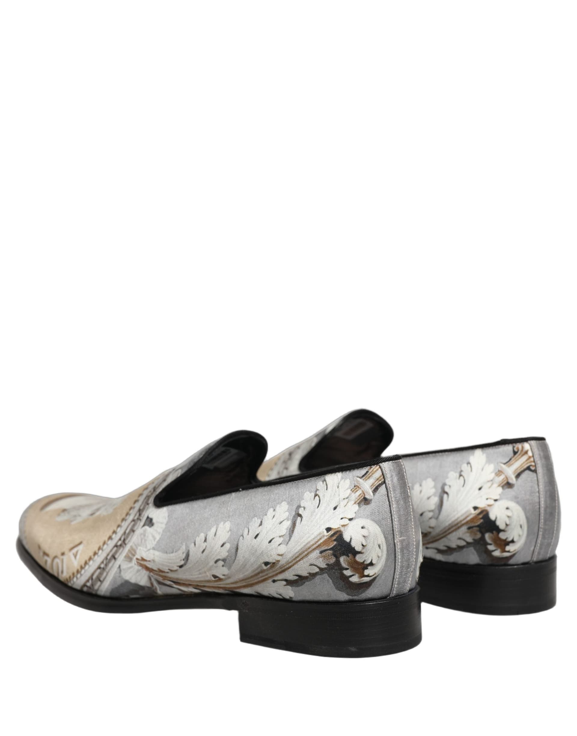 Dolce & Gabbana Multicolor Roman Slip On Dress Loafers Shoes - 5
