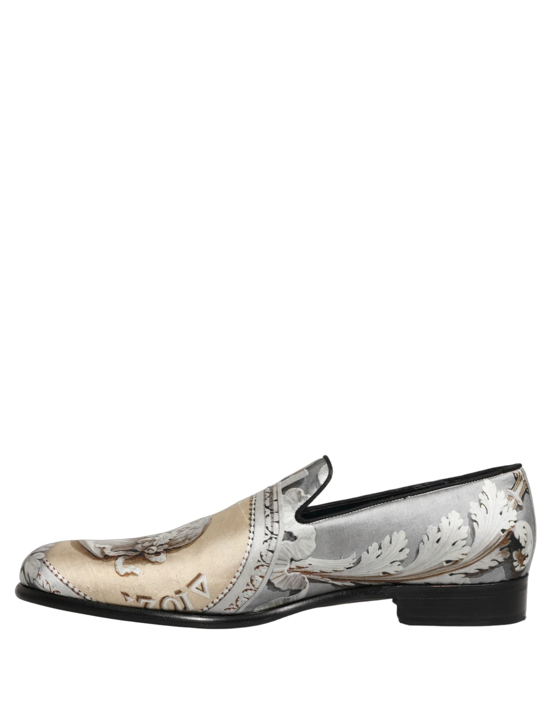 Dolce & Gabbana Multicolor Roman Slip On Dress Loafers Shoes - 6
